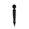 Doxy No 3 Black Silicone Plug-In Vibrating Petite Wand Massager with Screw-On Head