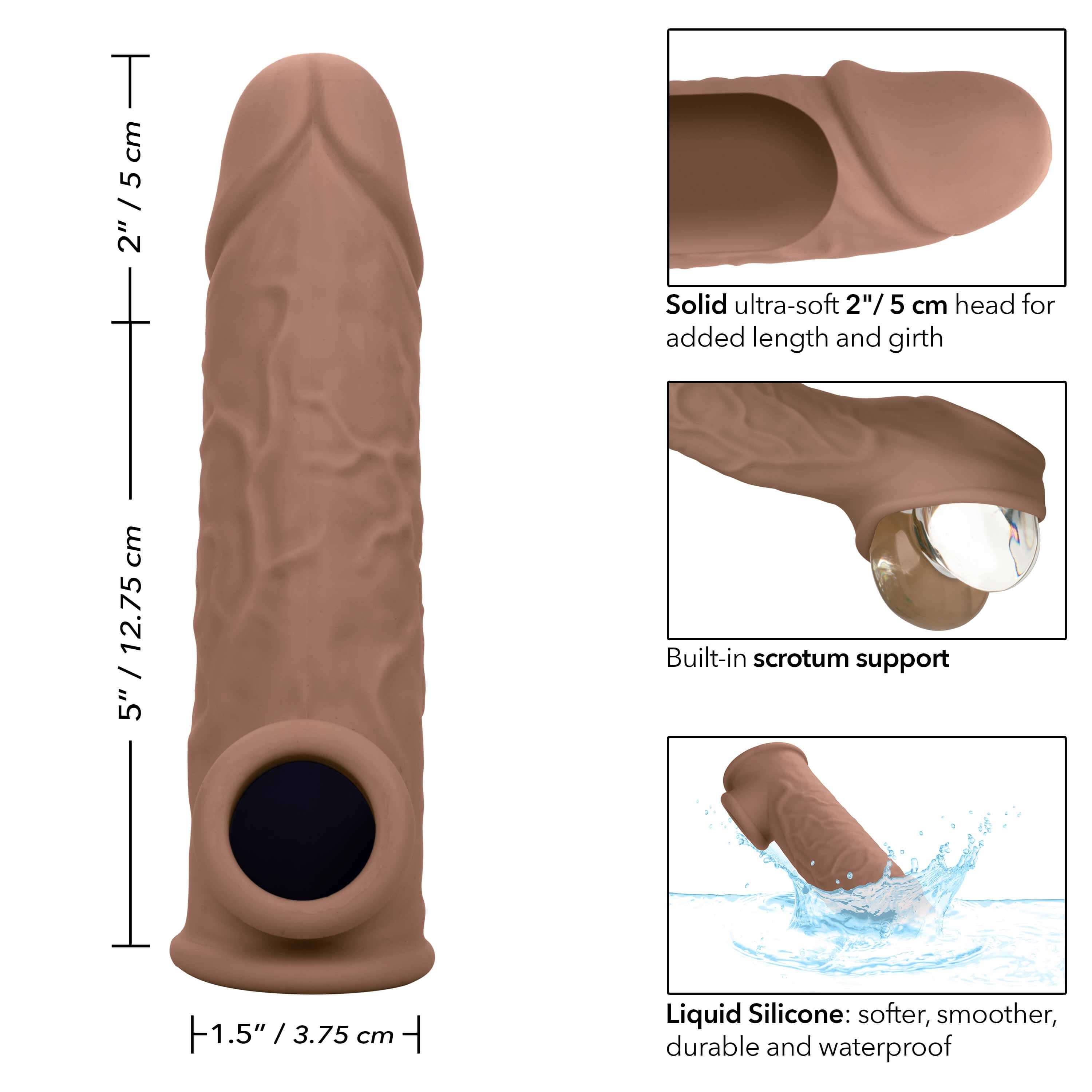 Performance Maxx Life-Like Extension 7 Inch -  Brown-5