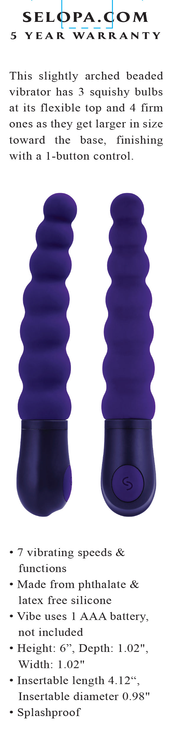 Beaded Beauty - Purple-2