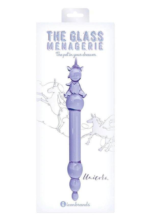 Glass Menagerie - Unicorn Dildo - Purple-0