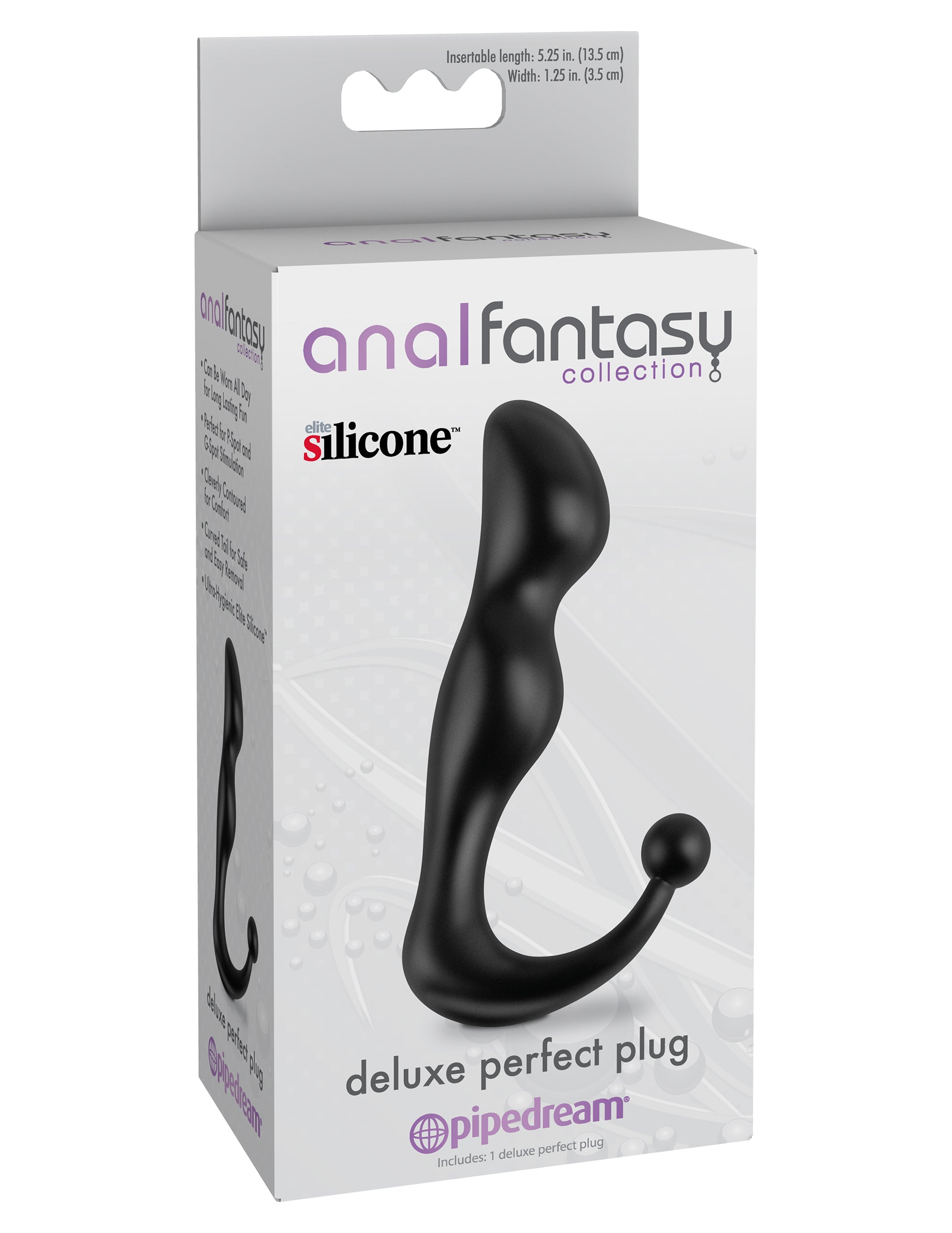 Anal Fantasy Collection Deluxe Perfect Plug - Black-2