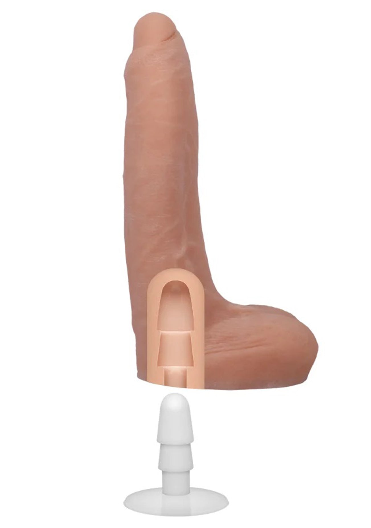Signature Cocks - Owen Gray - 9 Inch Ultraskyn  Cock With Removable Vac-U-Lock Suction Cup - Skin Tone-0