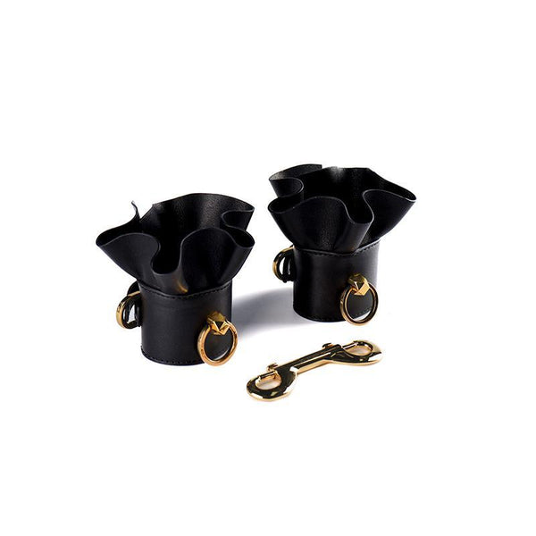 ZALO & UPKO Doll Designer Collection Leather Lacelike Handcuffs