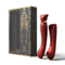 ZALO Queen Set G-spot PulseWave 17-function App-controlled Rechargeable Silicone Vibrator with Suction Sleeve Wine Red