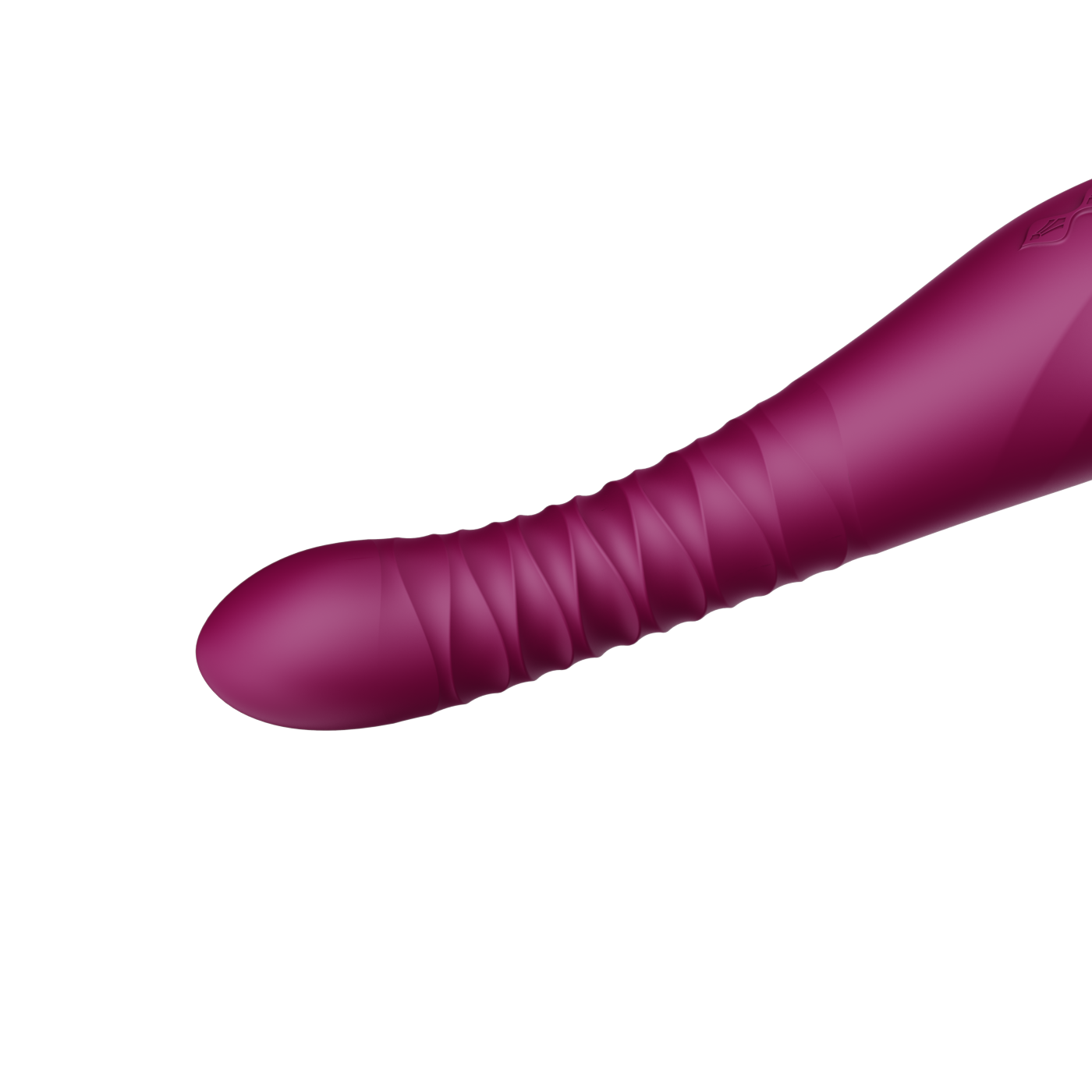 ZALO King Vibrating Thruster Velvet Purple with PowerThrust technology for powerful thrusting orgasm experiences.