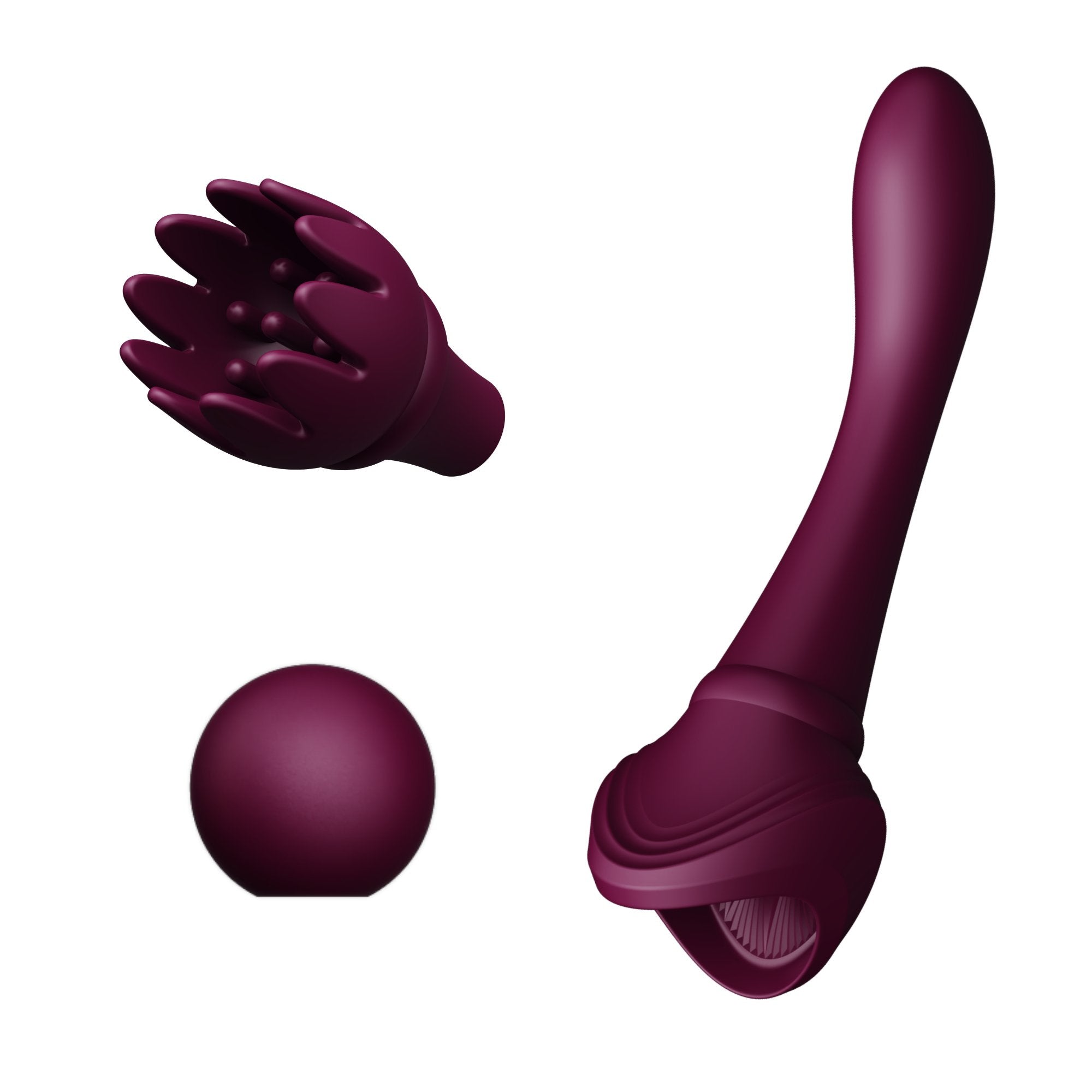 ZALO Bess Clitoral Massager Velvet Purple