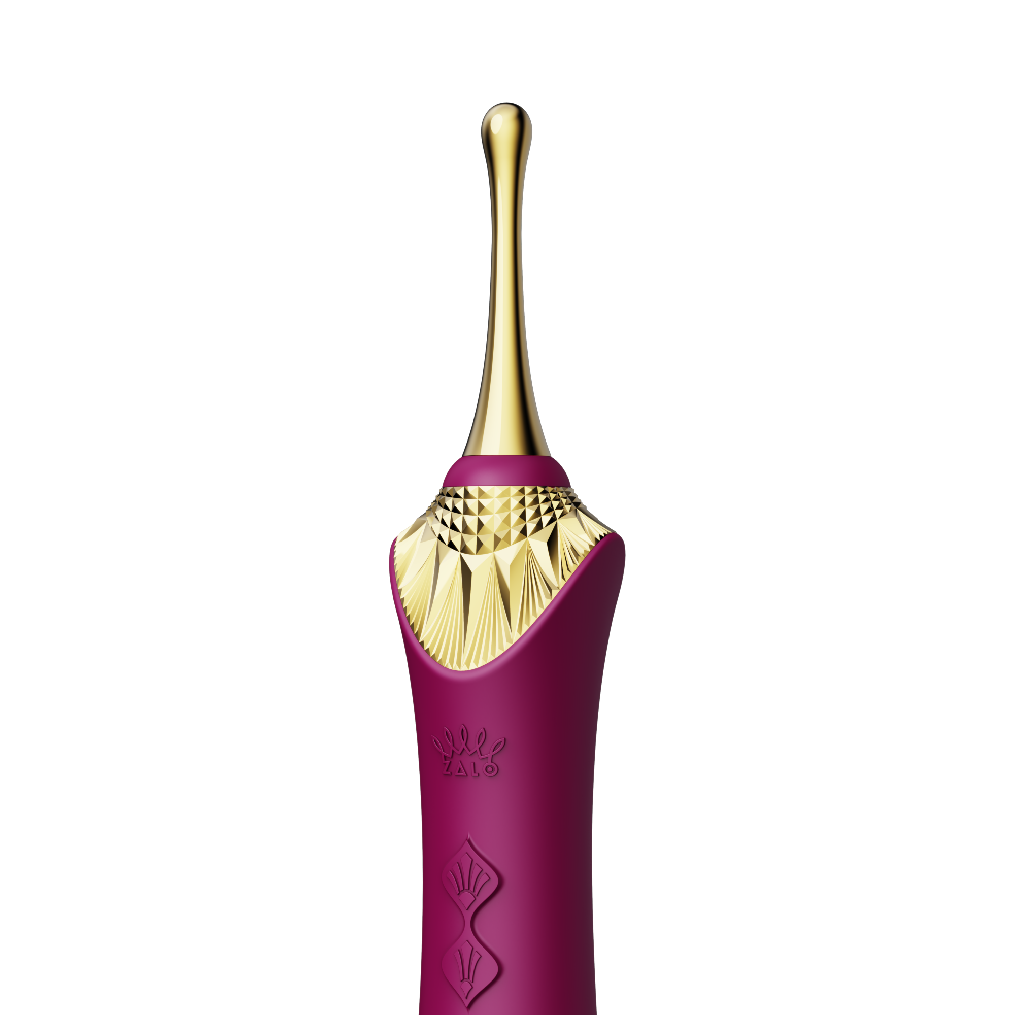 ZALO Bess Clitoral Massager Velvet Purple with DirectPower technology for accurate stimulation, inspired by Egyptian goddess Bastet.