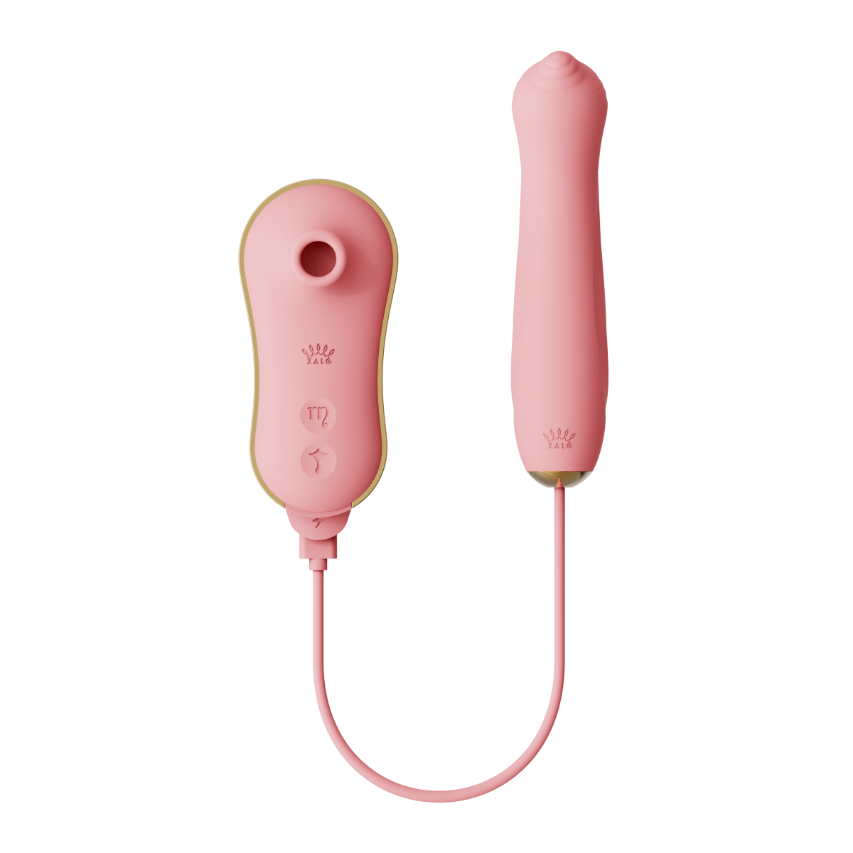 ZALO Unicorn Set Suction Massager Strawberry Pink - Clitoral suction and pleasure devices for powerful stimulation and orgasmic experience