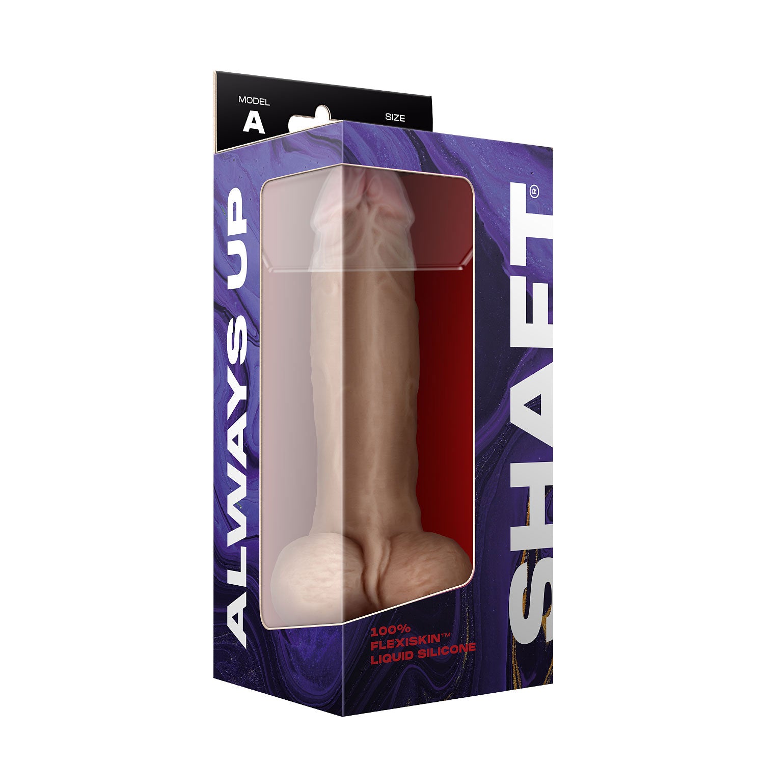 Shaft - Model a 9.5 Inch Liquid Silicone Dong With Balls - Pine-1