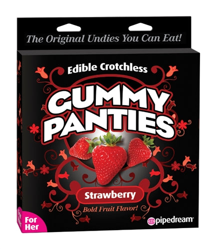 Gummy Panties for Her - Strawberry Delight - Satisfy Your Sweet Tooth!