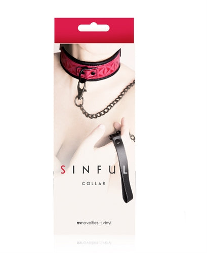 Sinful Collar - Pink-0