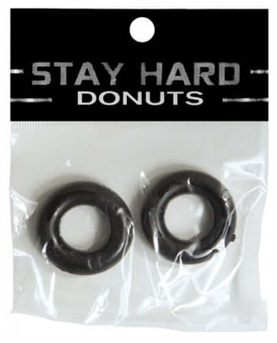 Stay Hard Donuts - 2pack - Black-0