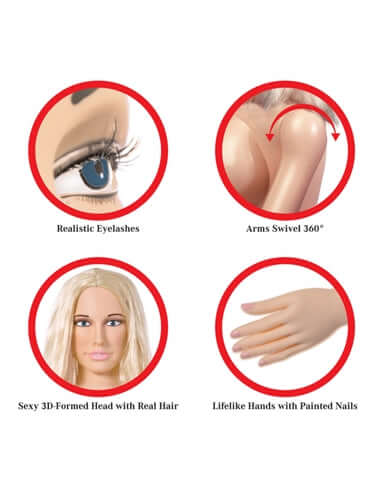 Pipedream Extreme Dollz Hannah Harper Life Size Love Doll-2