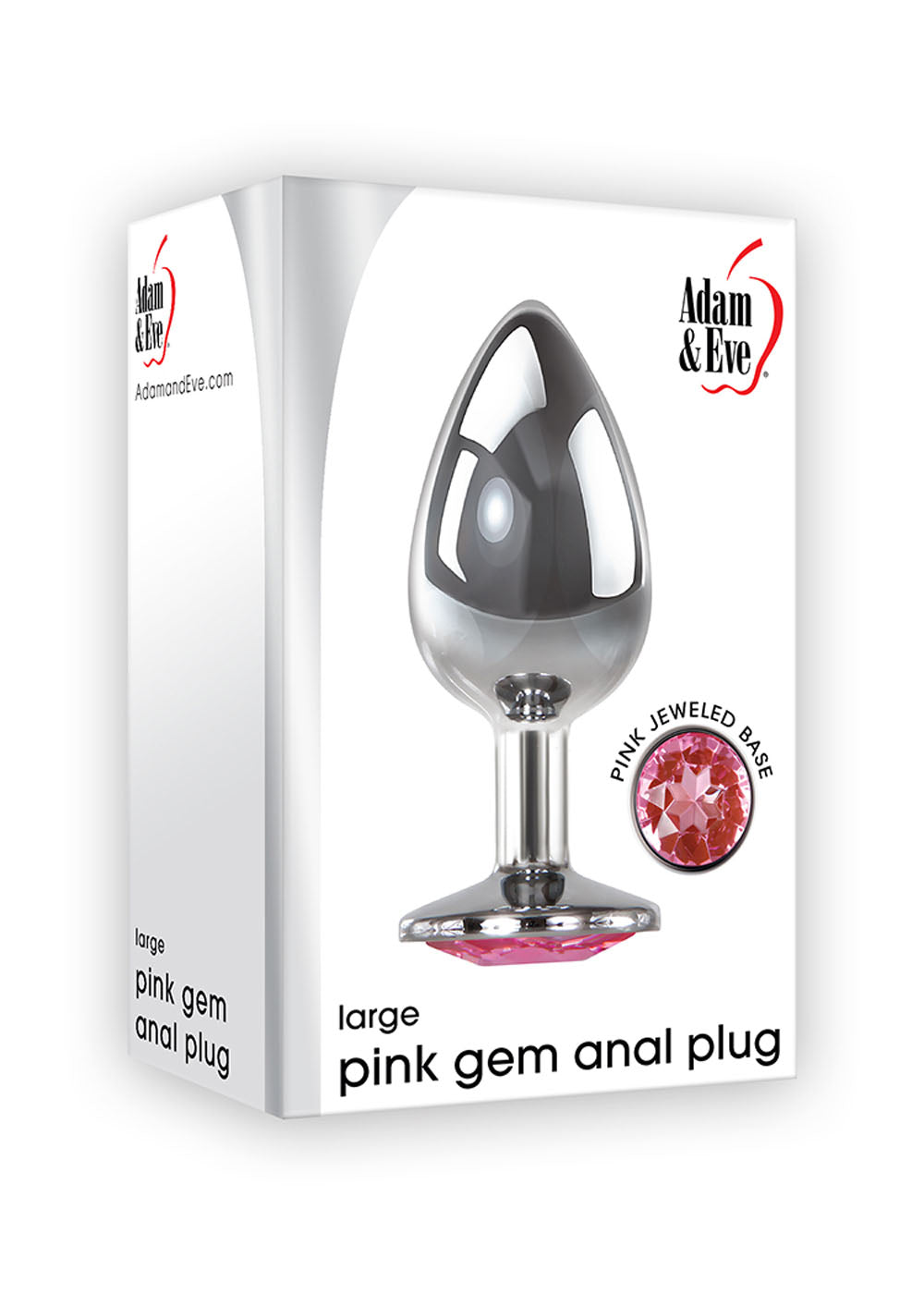 Pink Gem Anal Plug - Large