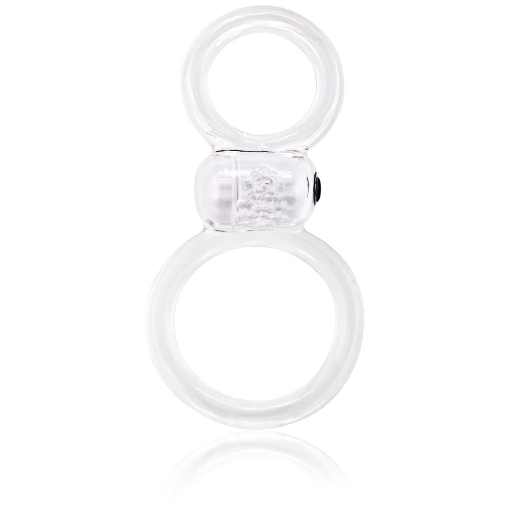 Ofinity Plus - Dual Vibrating Ring - Clear-1