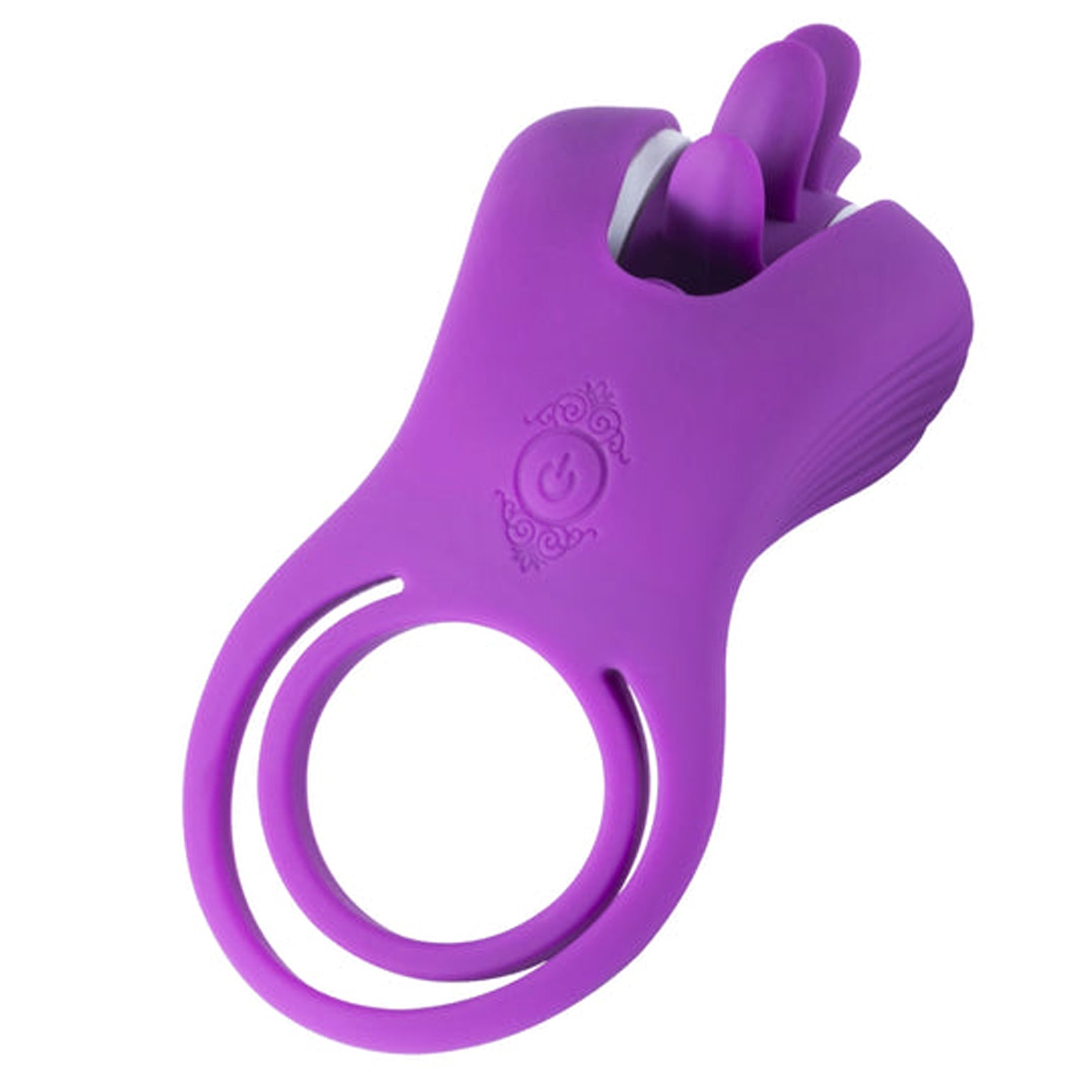 Roxy - Tongue Clit Licker and Cock Ring - Purple-3
