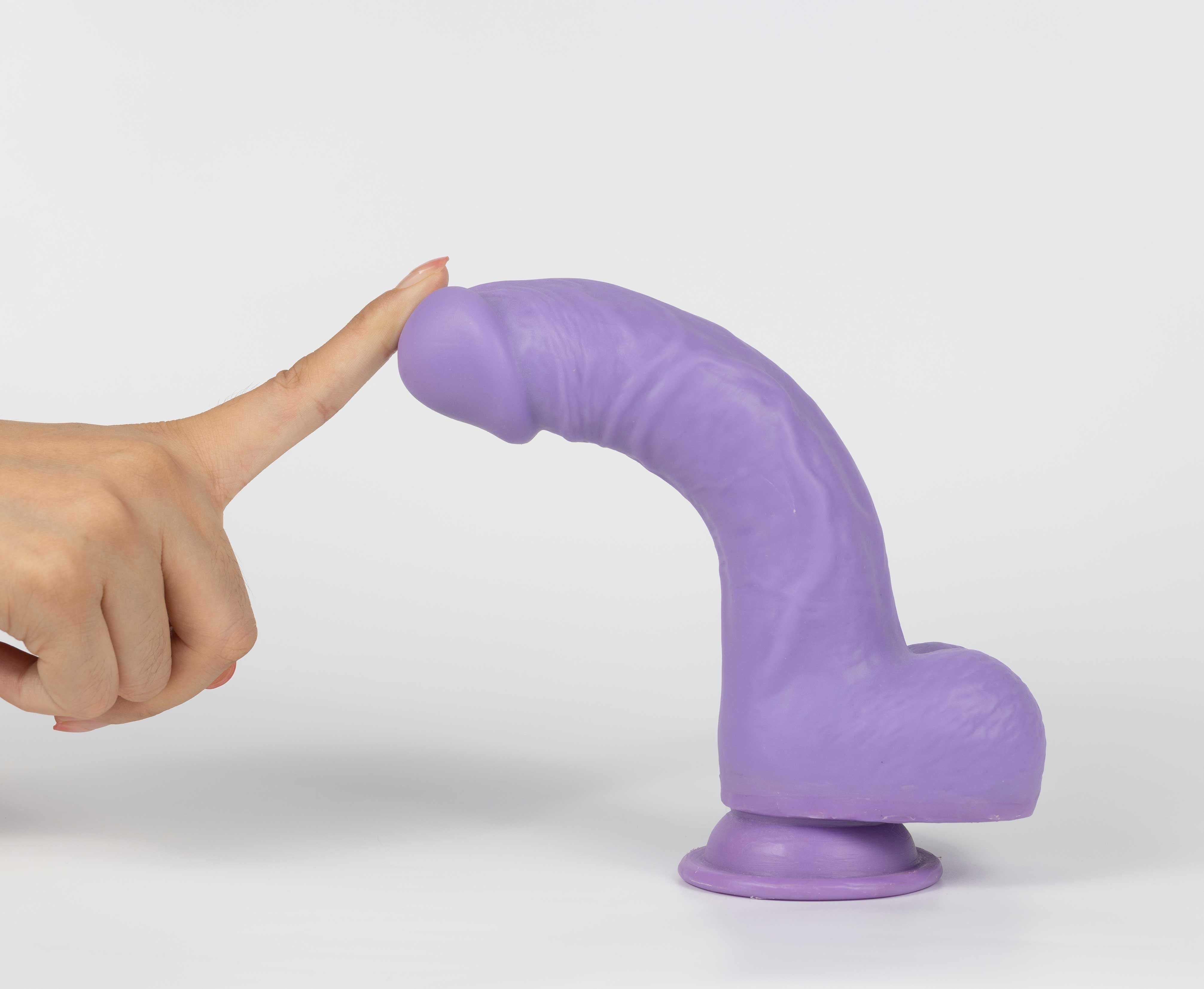Get Lucky Ms. Lavender 7.5 Inch Dildo - Lavender-3