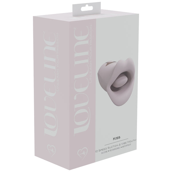 Kiss - Suction and Vibrating Mouth - Pink-0