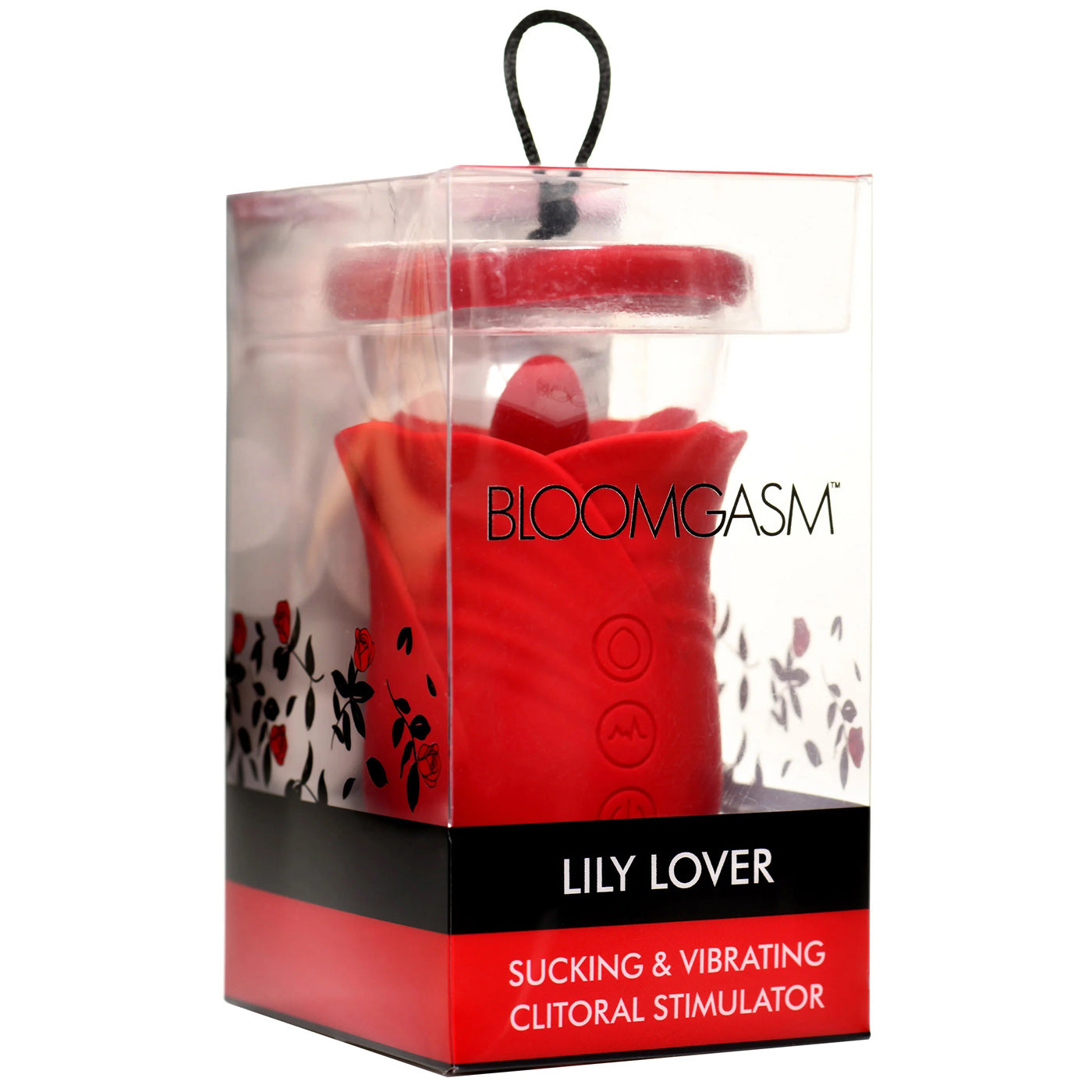 Lily Lover Sucking and Vibrating Clitoral  Stimulator- Red-6