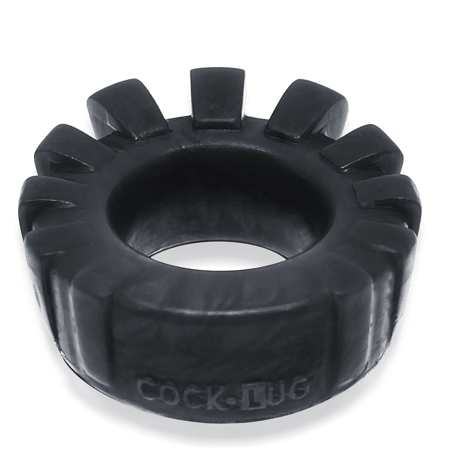 Cock-Lug Lugged Cockring -  Black