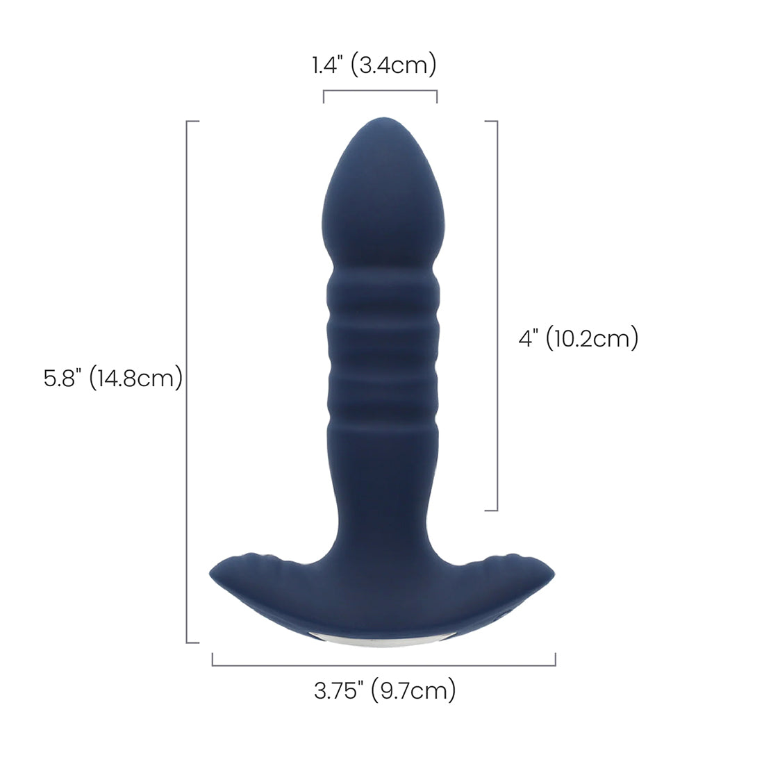 Link Paxton - App Connected Prostate Vibe - Navy  Blue-3