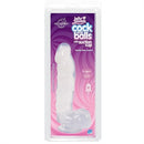 Jelly Jewels - Cock and Balls With Suction Cup - Clear