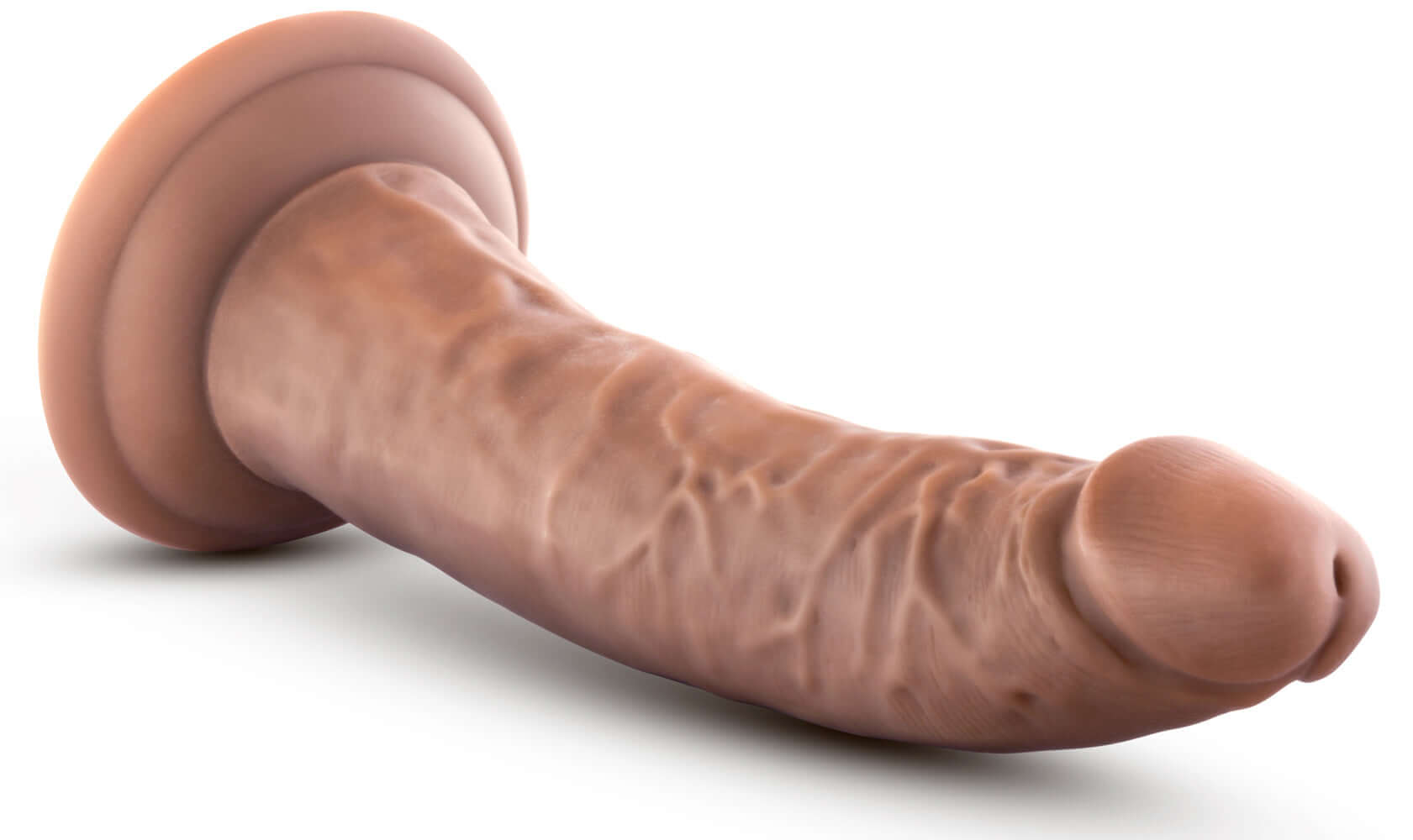 Au Naturel - Jack - 7 Inch Dildo - Mocha