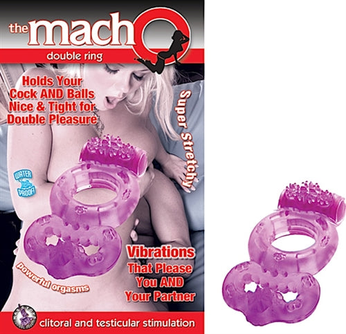 The Macho Double Ring Purple-0