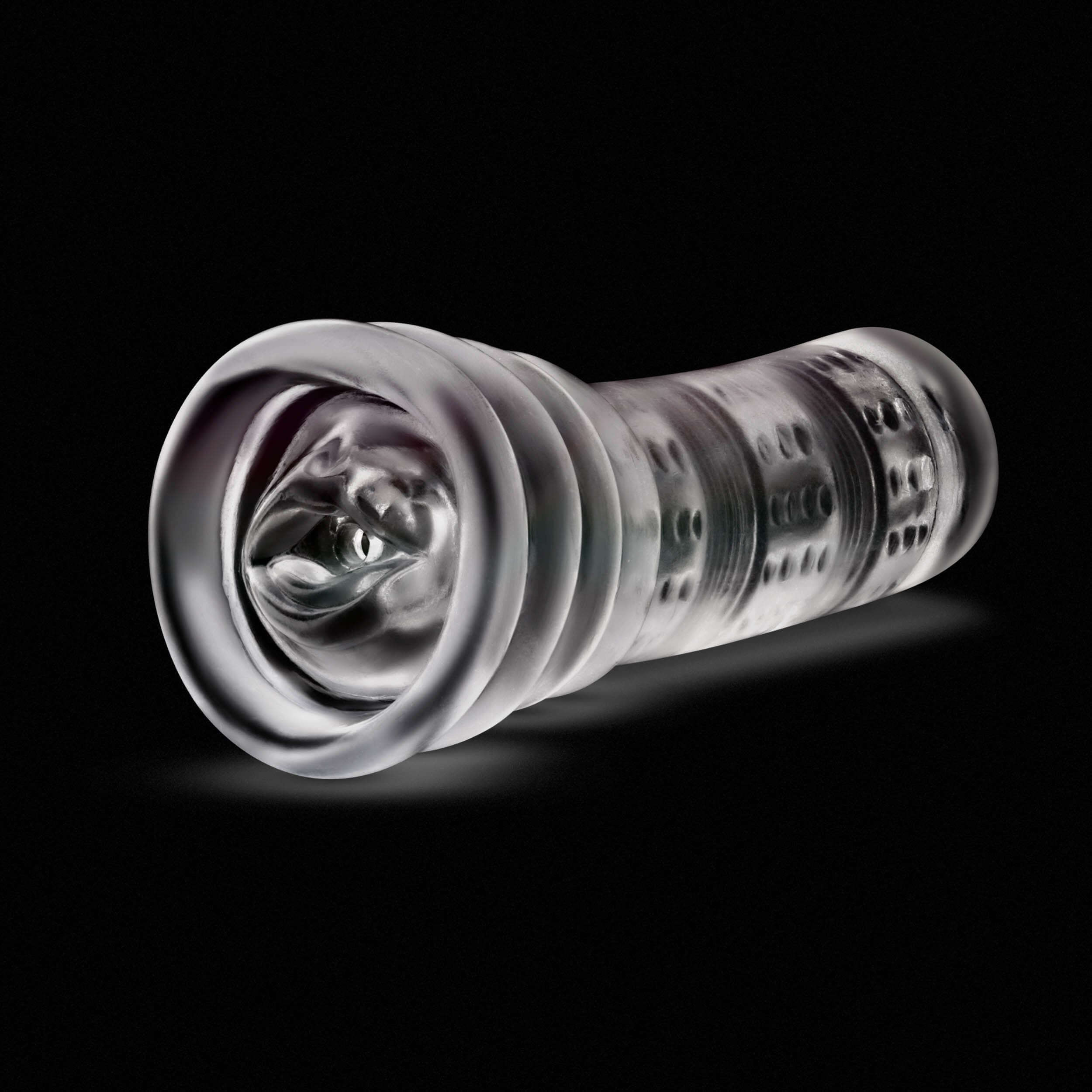 Rize - Luz - Glow in the Dark Self- Lubricating  Stroker - Clear