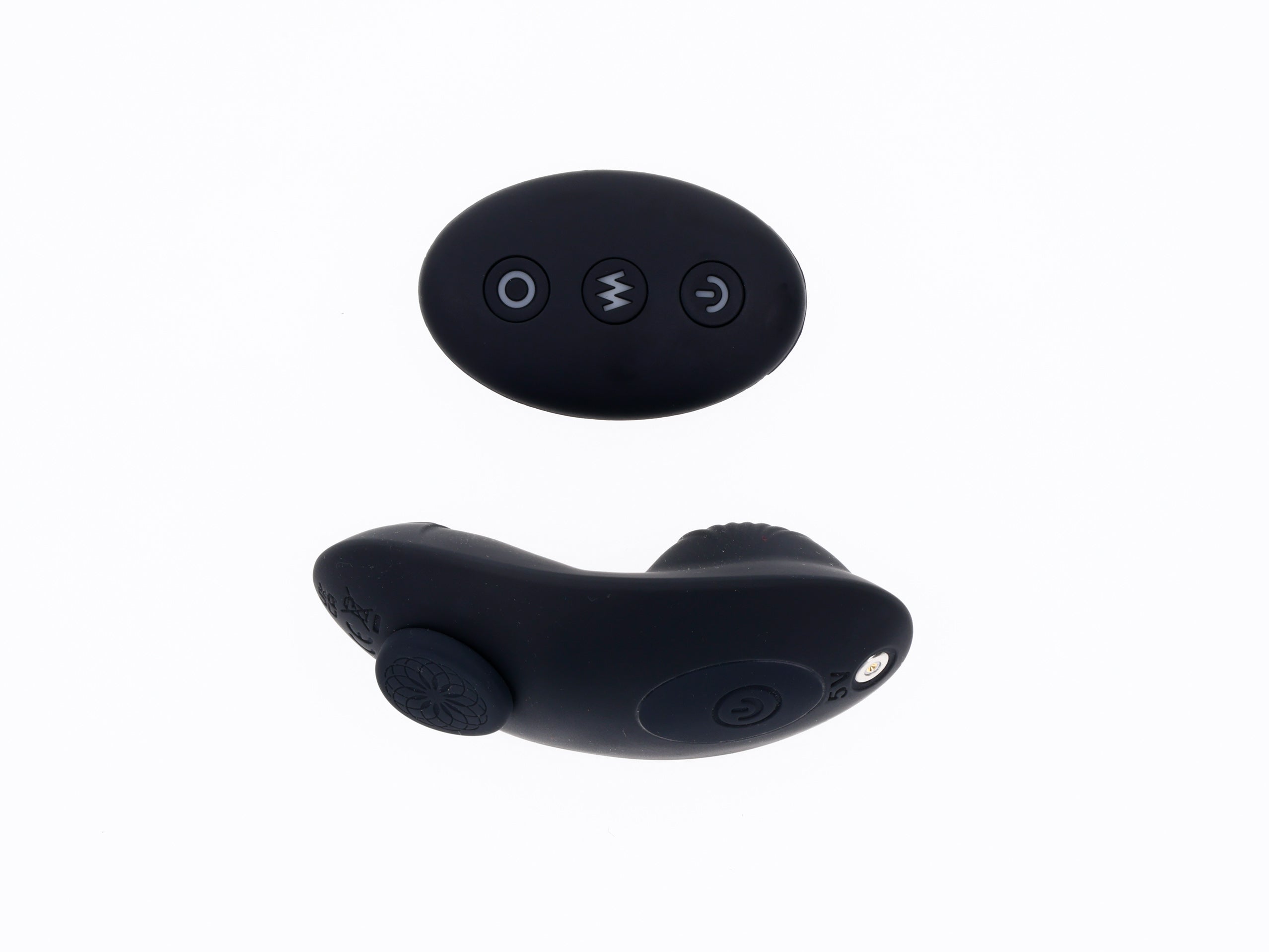 Hidden Pocket Strap on With Remote Control  Vibrator - Black-4