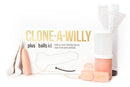 Create Your Perfect Personalized Silicone Clone-A-Willy Light Skin Tone Kit at Home!