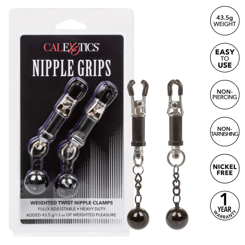 Nipple Grips Weighted Twist Nipple Clamps-7