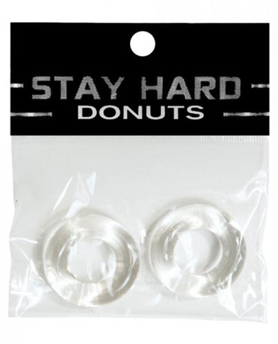 Stay Hard Donuts - 2 Pack - Clear-0