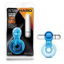Stay Hard 10 Function Vibrating Tongue Ring - Blue