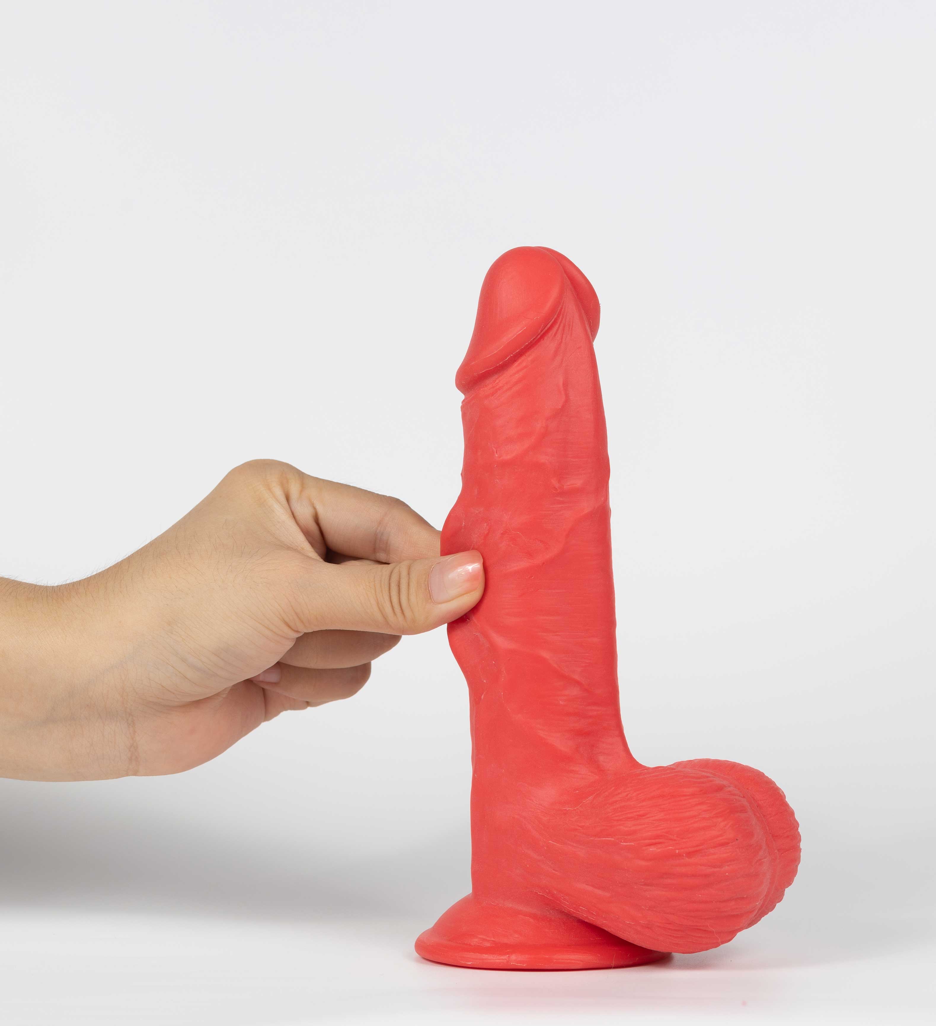Get Lucky Ms. Ruby 7.5 Inch Dildo - Red-2