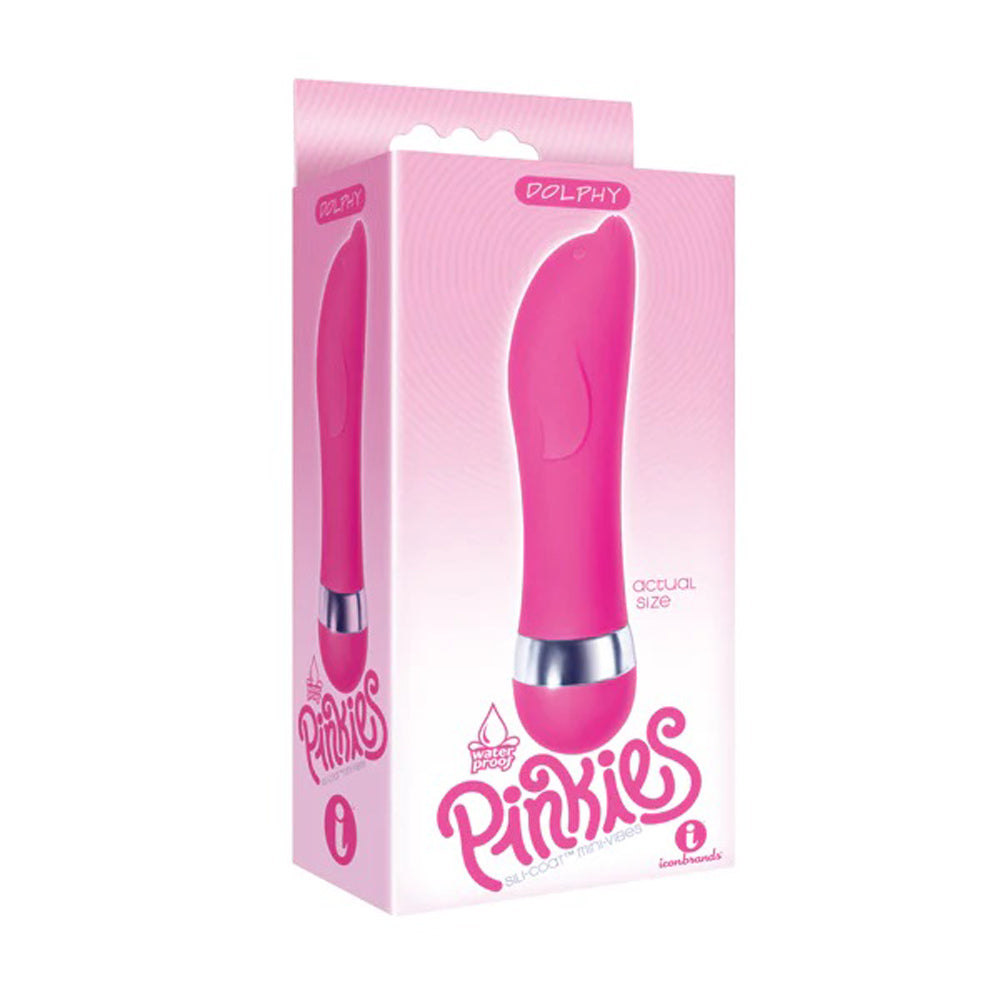 Pinkies Silicoat Mini-Vibe Dolphy - Pink-0