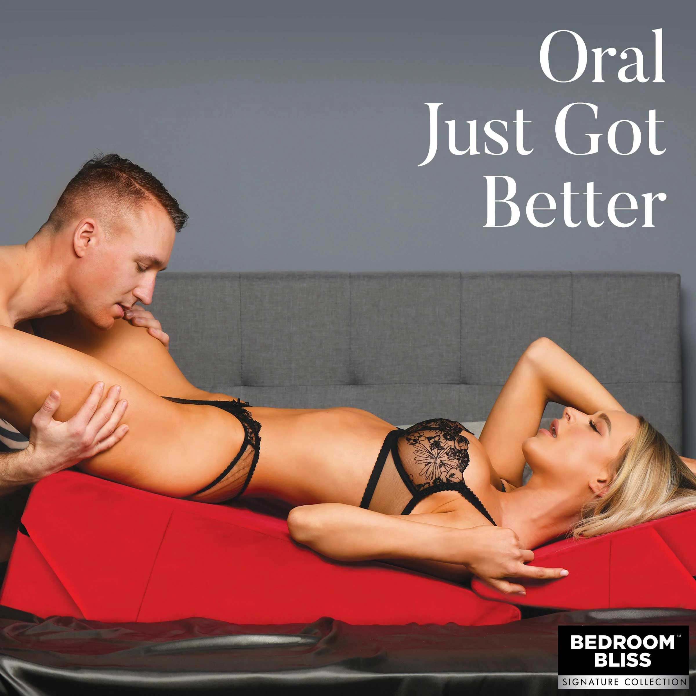 Love Cushion Set Foam Wedge Pillow Set - Red-5