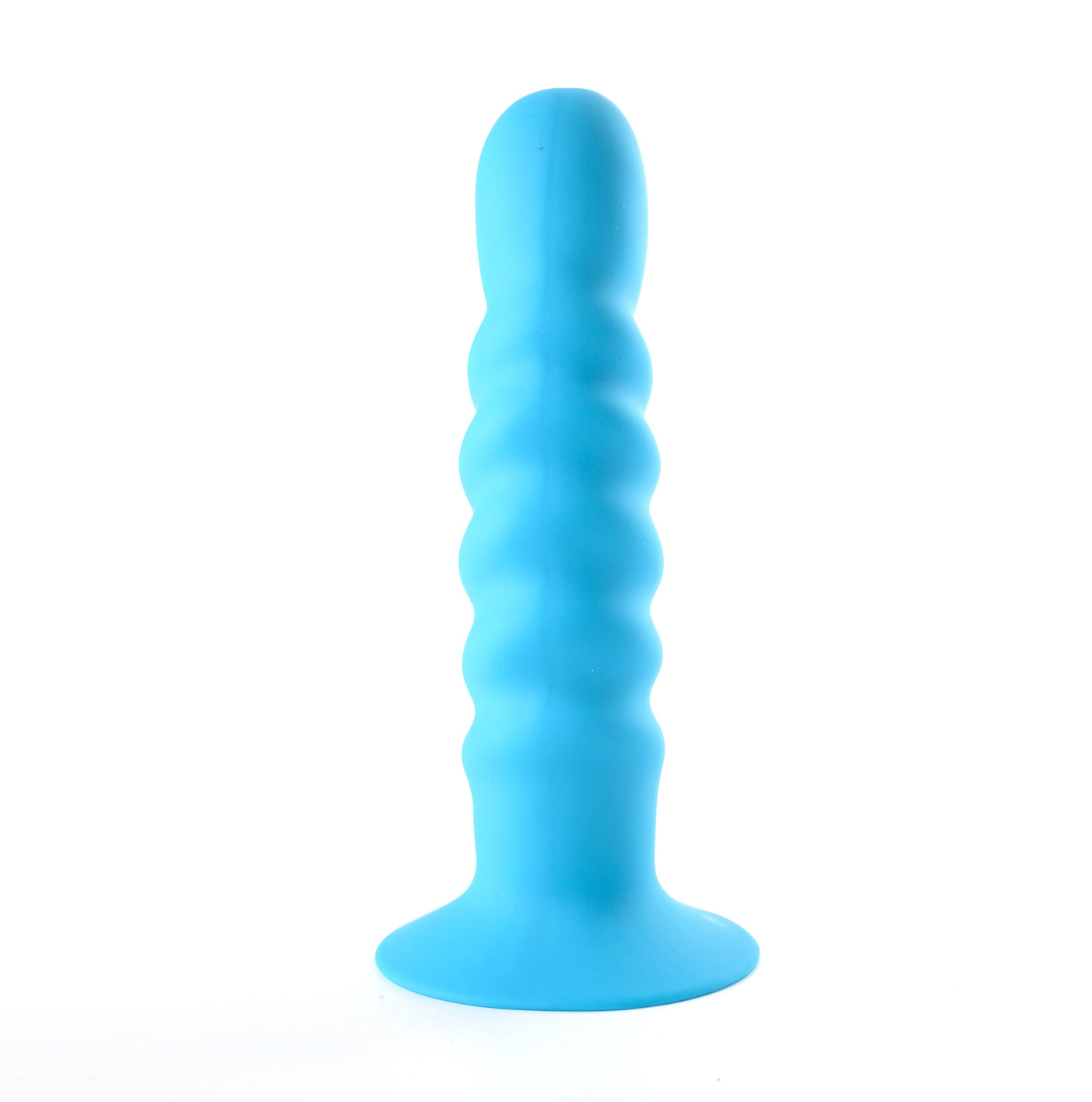 Kendall Silicone Dong Swirled Satin Finish - Neon  Blue-0