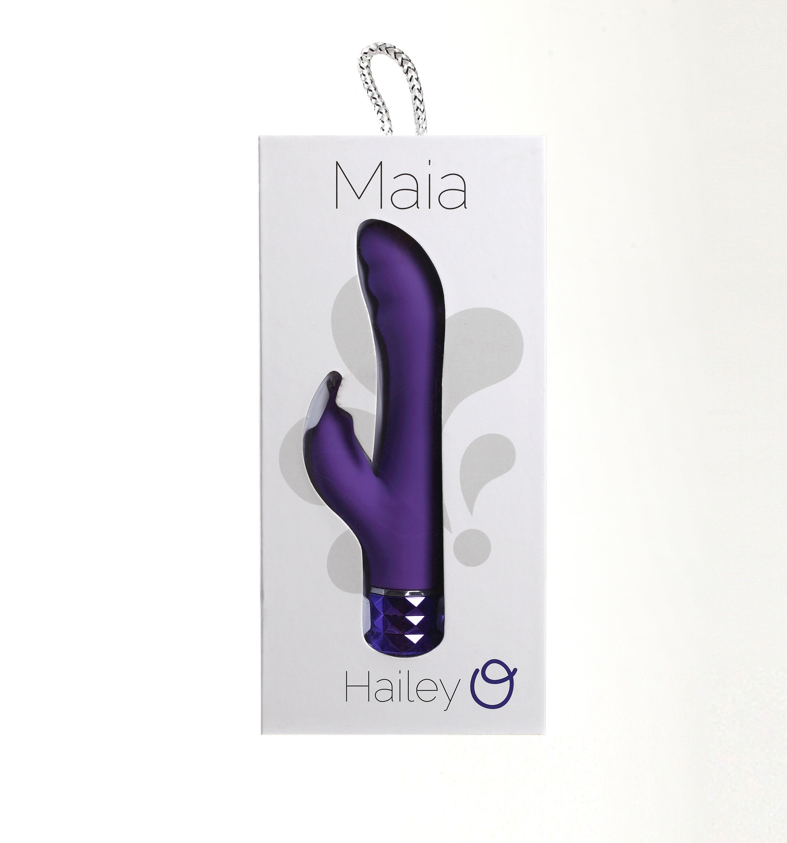 Hailey 10-Function Vibrating Rechargeable Dual  Vibe - Purple-2
