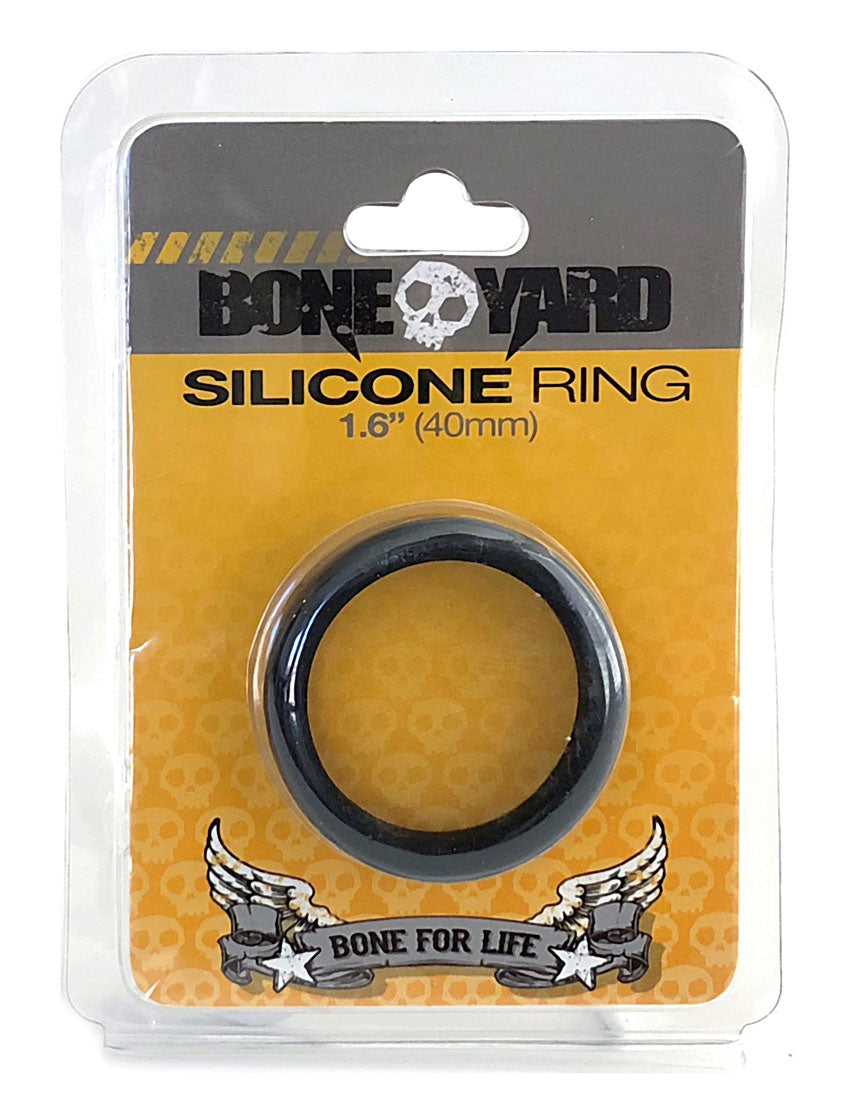 Boneyard Silicone Ring 1.6 Inch 40mm - Black-2