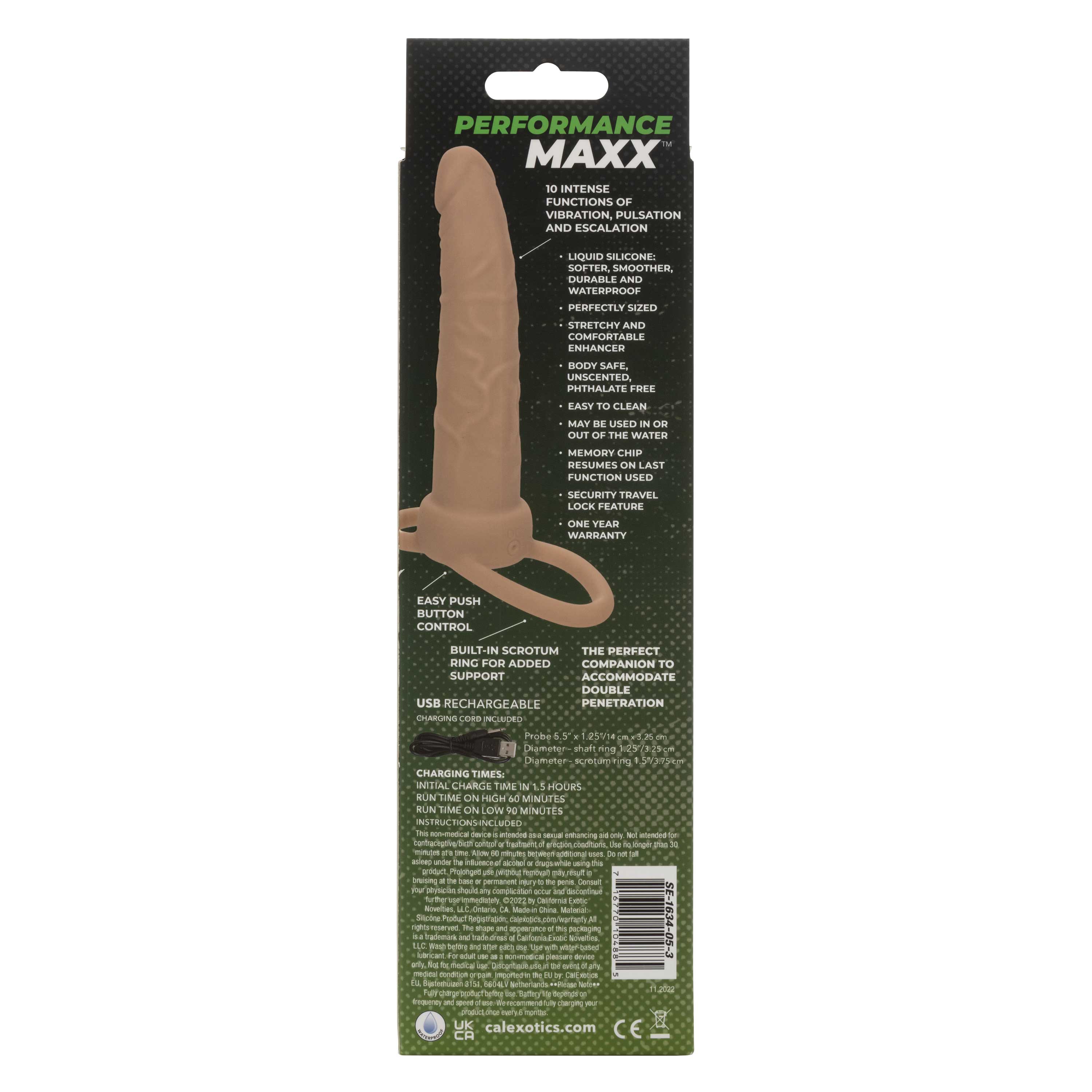 Performance Maxx Rechargeable Dual Penetrator -  Ivory-2