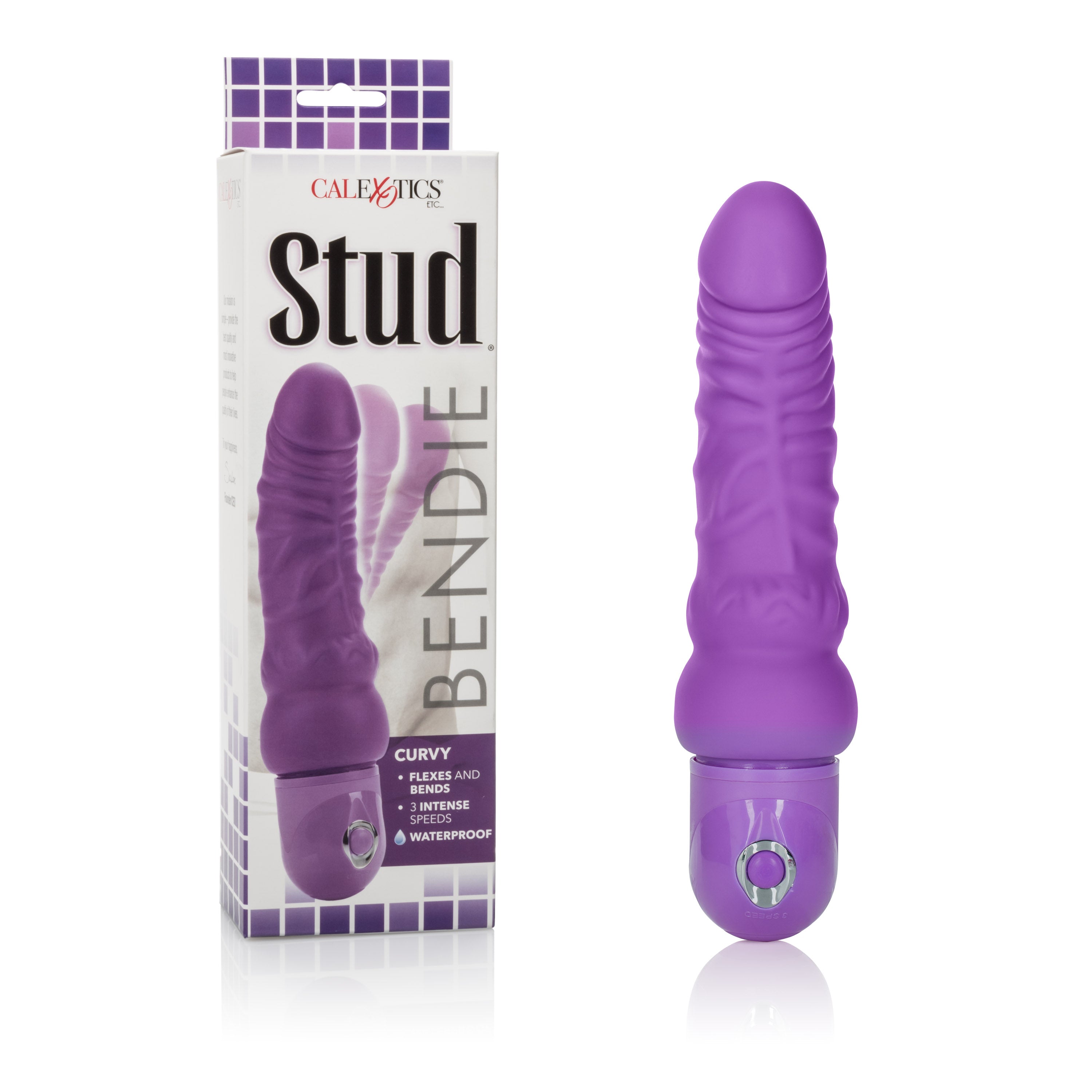 Bendie Power Stud - Curvy - Purple-1