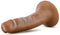 Dr. Skin Silicone - Dr. Lucas - 5 Inch Dong With  Suction Cup - Mocha