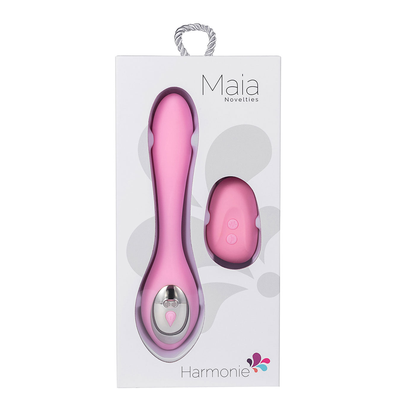 Harmonie Rechargeable Remote Silicone Bendable  Vibrator - Pink-4