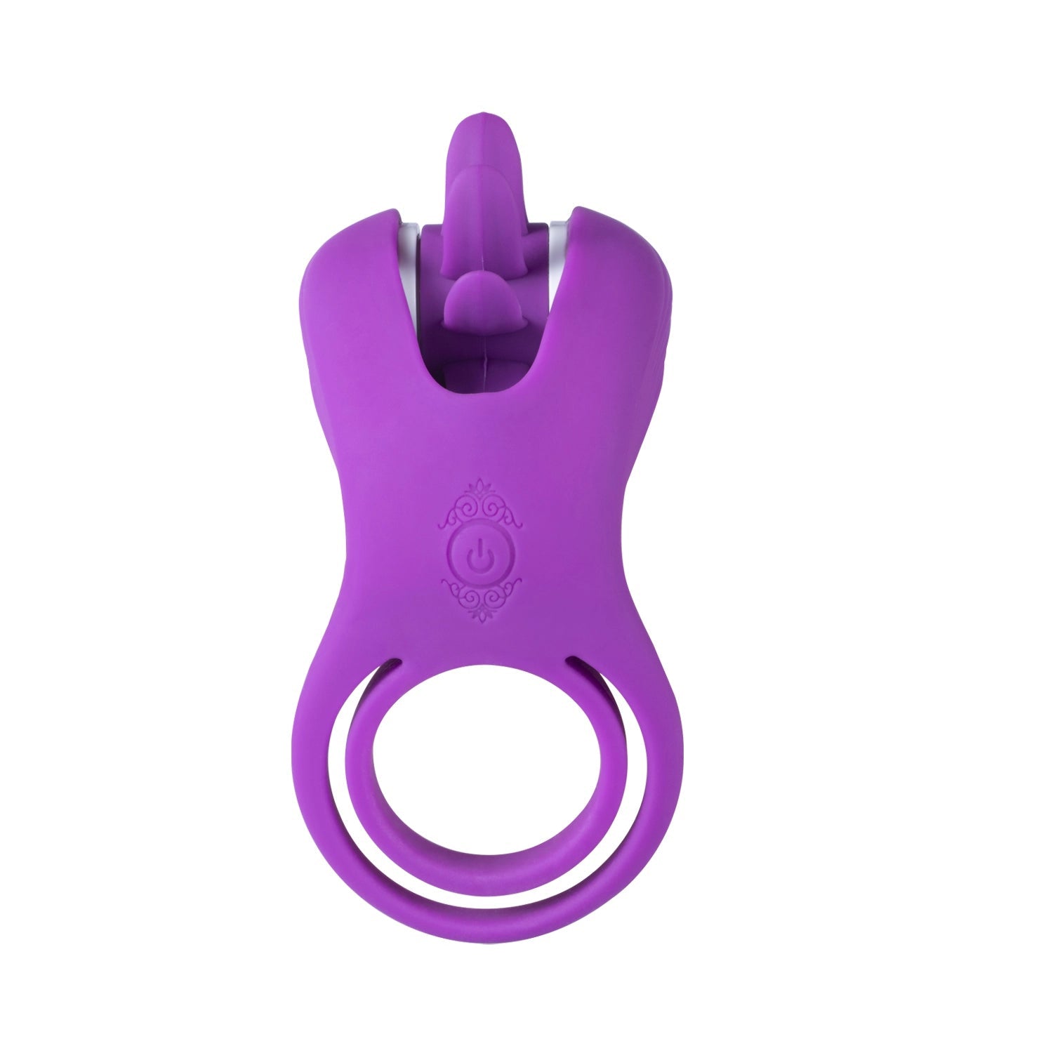 Roxy - Tongue Clit Licker and Cock Ring - Purple-4