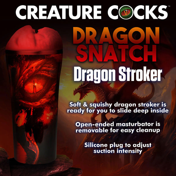 Dragon Snatch Dragon Stroker - Red-0