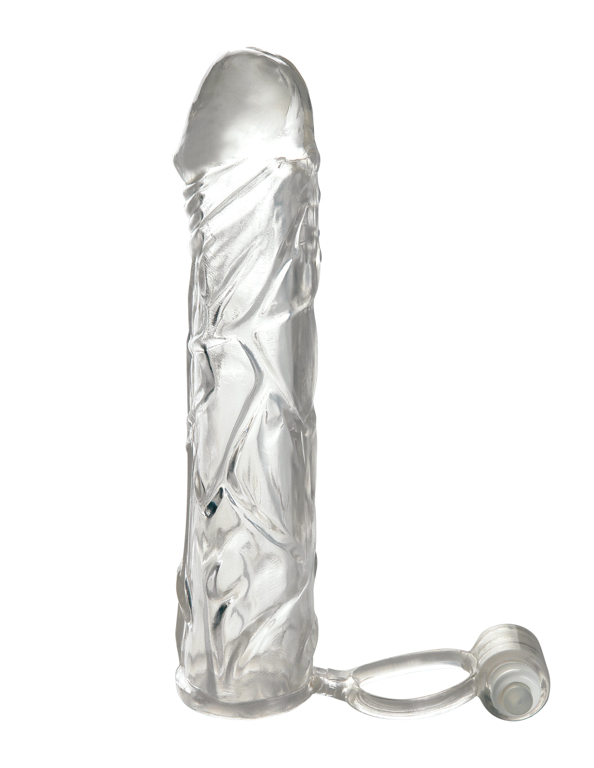 Fantasy X-Tensions Vibrating Super Sleeve - Clear-3
