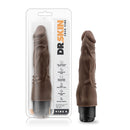Dr. Skin - Cock Vibe 4 - 8 Inch Vibrating  Cock - Chocolate