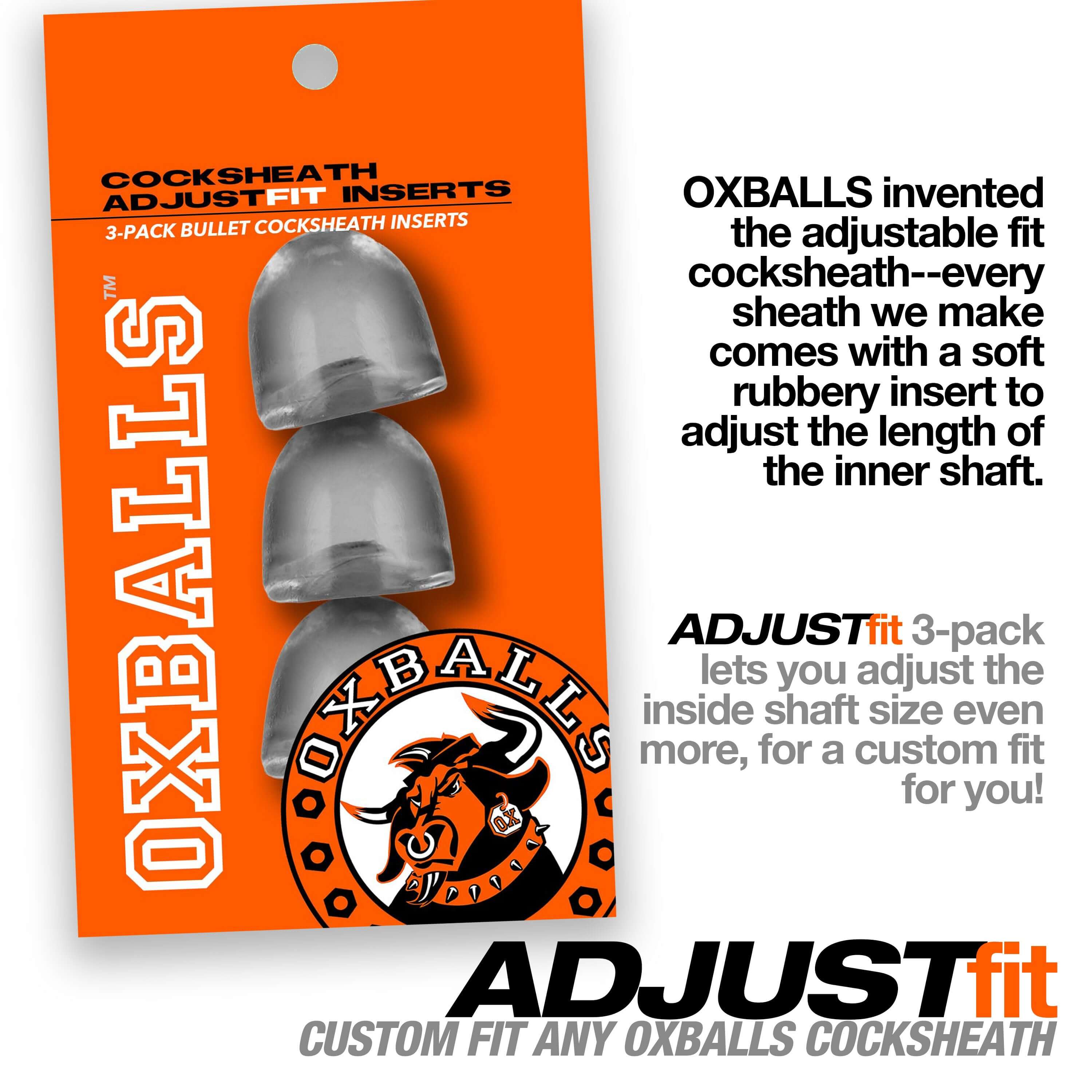 Cocksheath Adjustfit 3 Pack Bullet Inserts-7