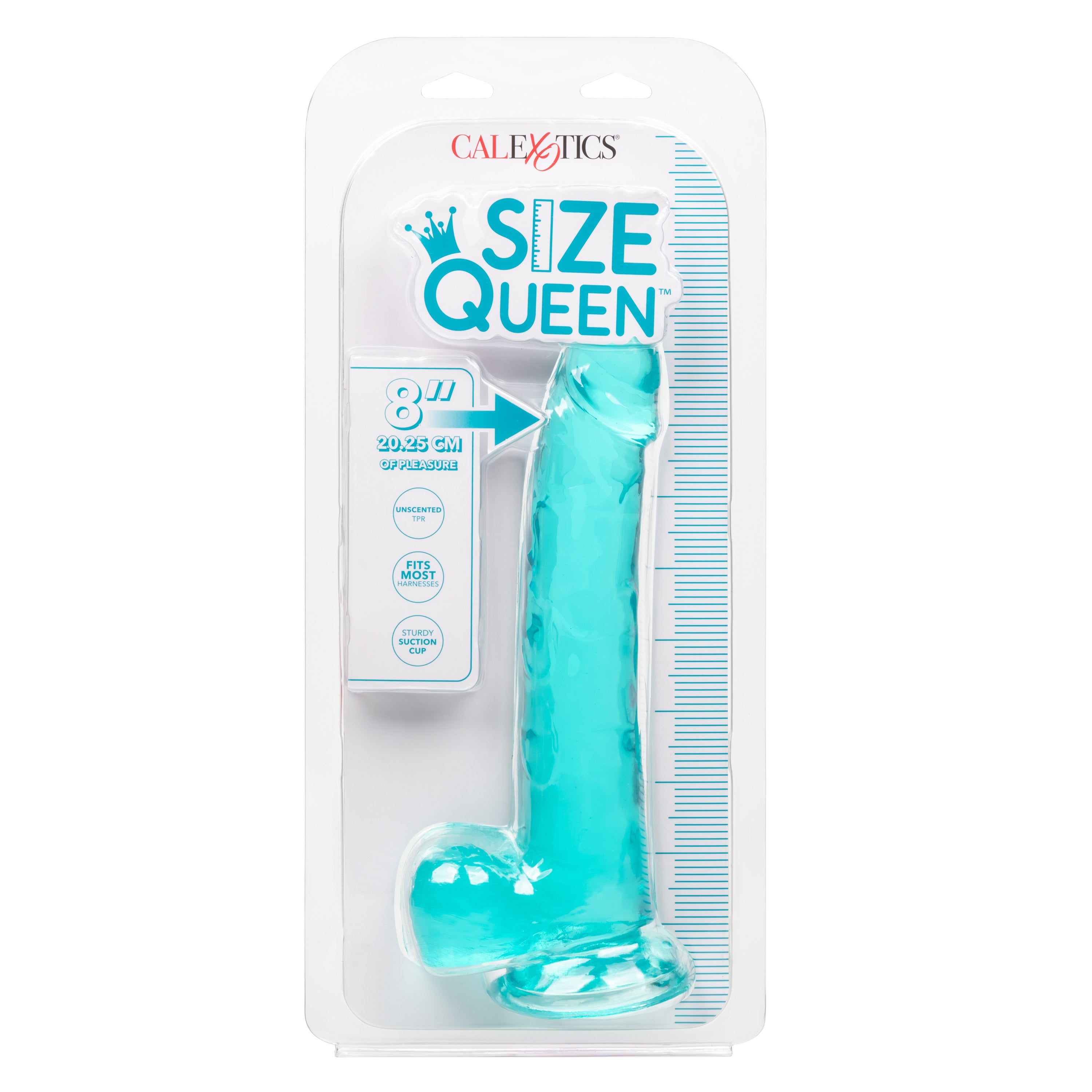 Size Queen 8 Inch - Blue